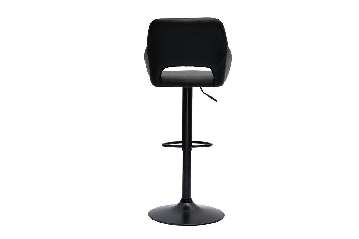 Barhocker hhenverstellbar schwarz (2er-Set) LAURETTE
