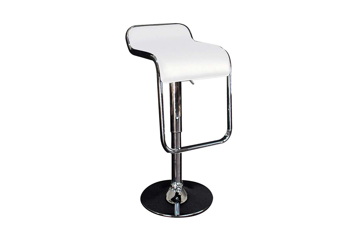 Barhocker / Kchenhocker Wei ANDROMEDE (2 Stck.)