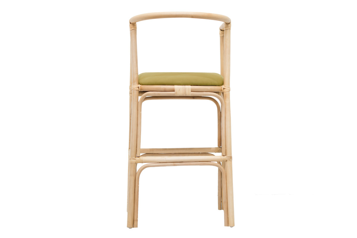 Barhocker mit Rattanfu JUNGLE