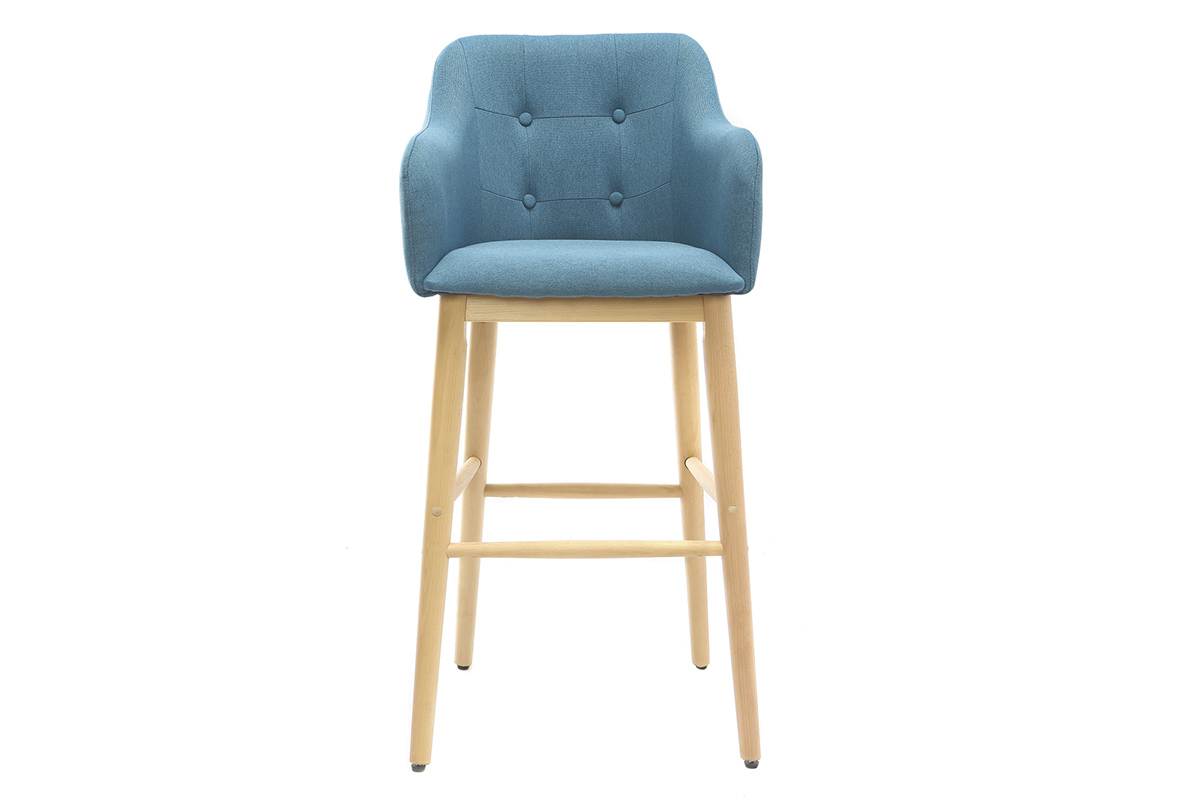 Barhocker skandinavisch 75 cm Blau BALTIK