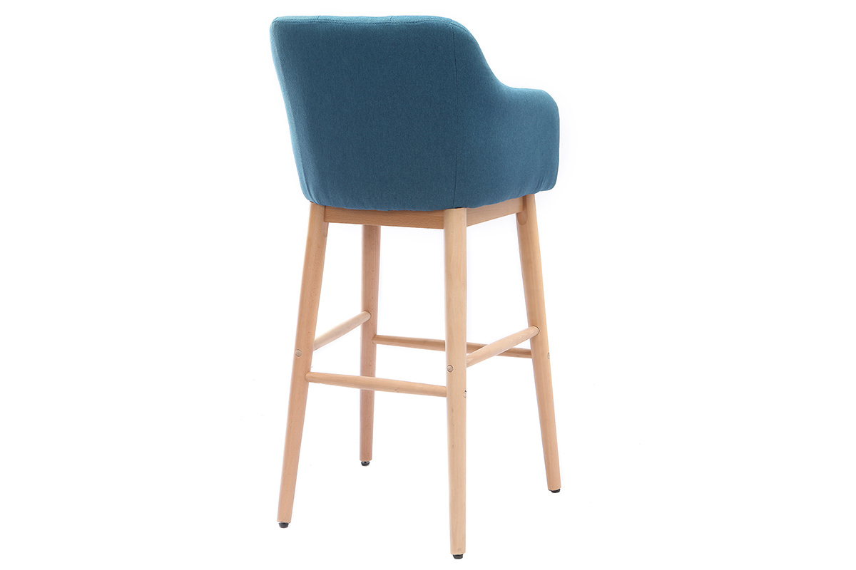 Barhocker skandinavisch 75 cm Blau BALTIK