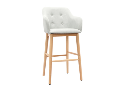 Barhocker skandinavisch 75 cm Hellgrau BALTIK