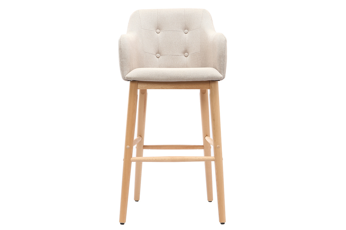 Barhocker skandinavisch 75 cm naturfarben BALTIK
