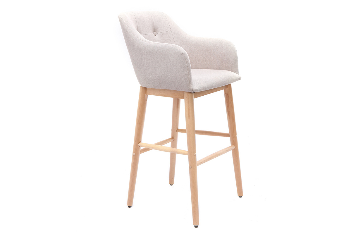 Barhocker skandinavisch 75 cm naturfarben BALTIK