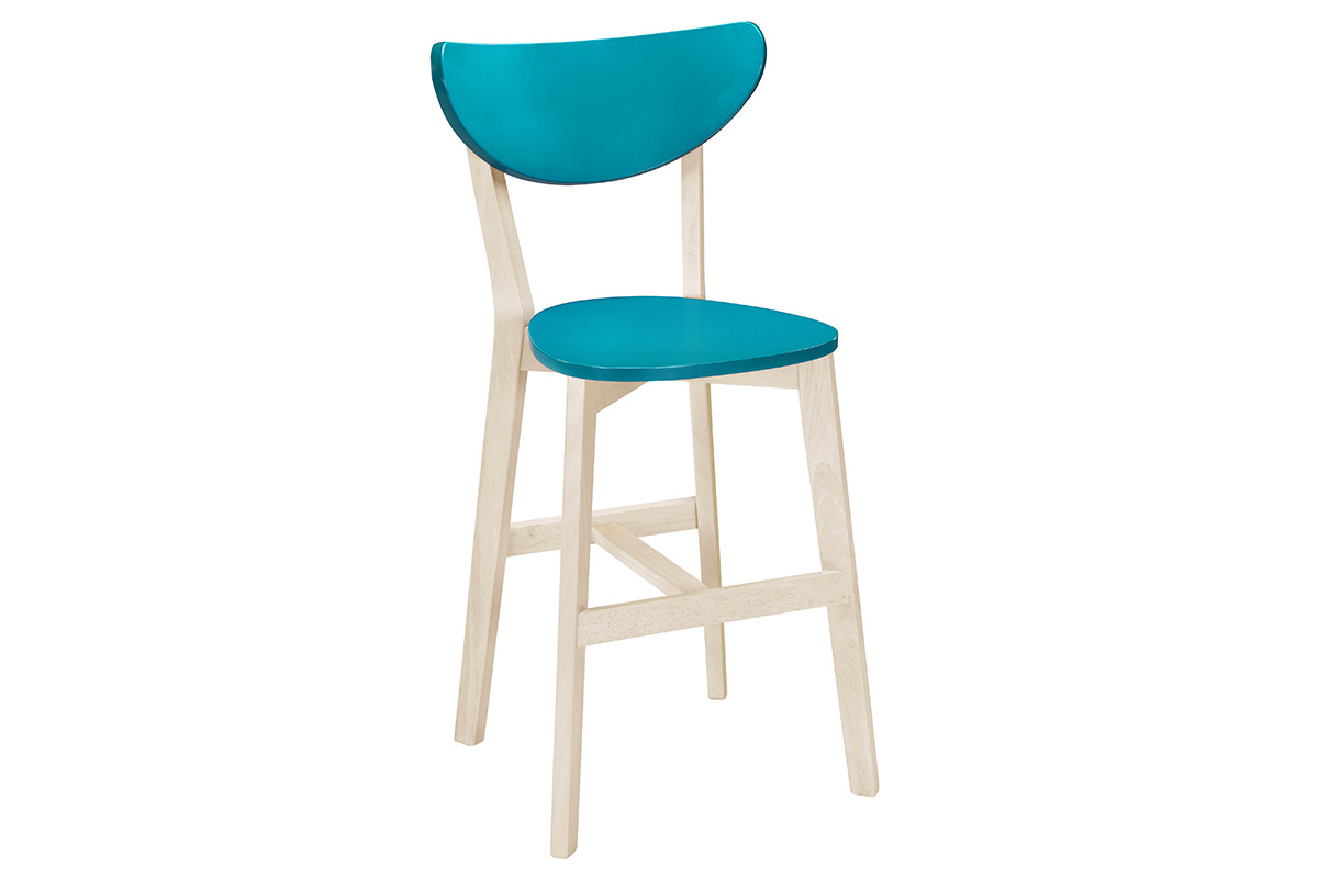 Barhocker Skandinavisch Blaugrn 65 cm (2 Stck.) LEENA