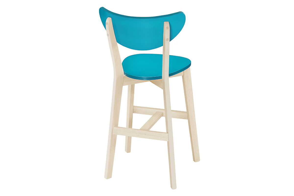 Barhocker Skandinavisch Blaugrn 65 cm (2 Stck.) LEENA