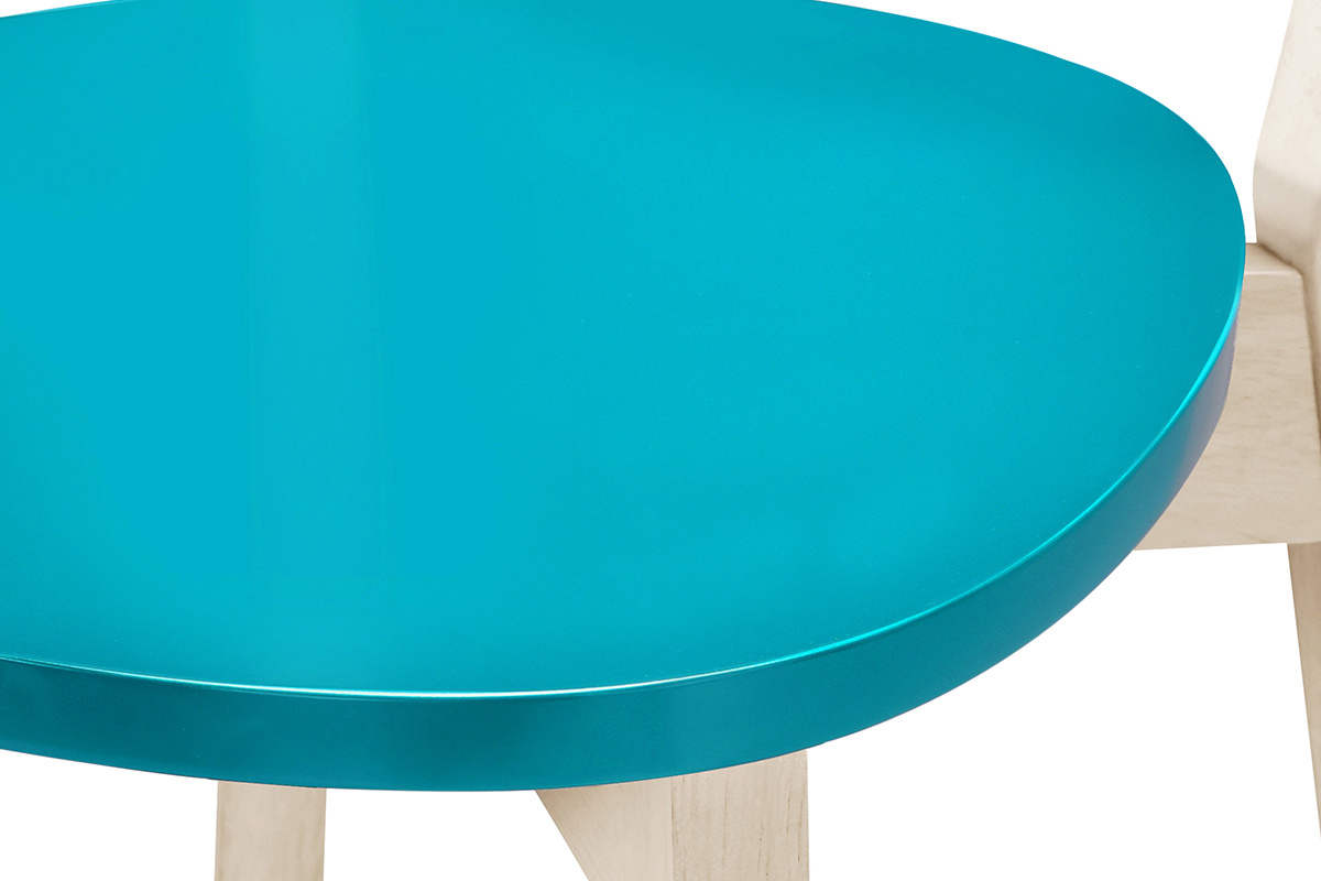 Barhocker Skandinavisch Blaugrn 65 cm (2 Stck.) LEENA