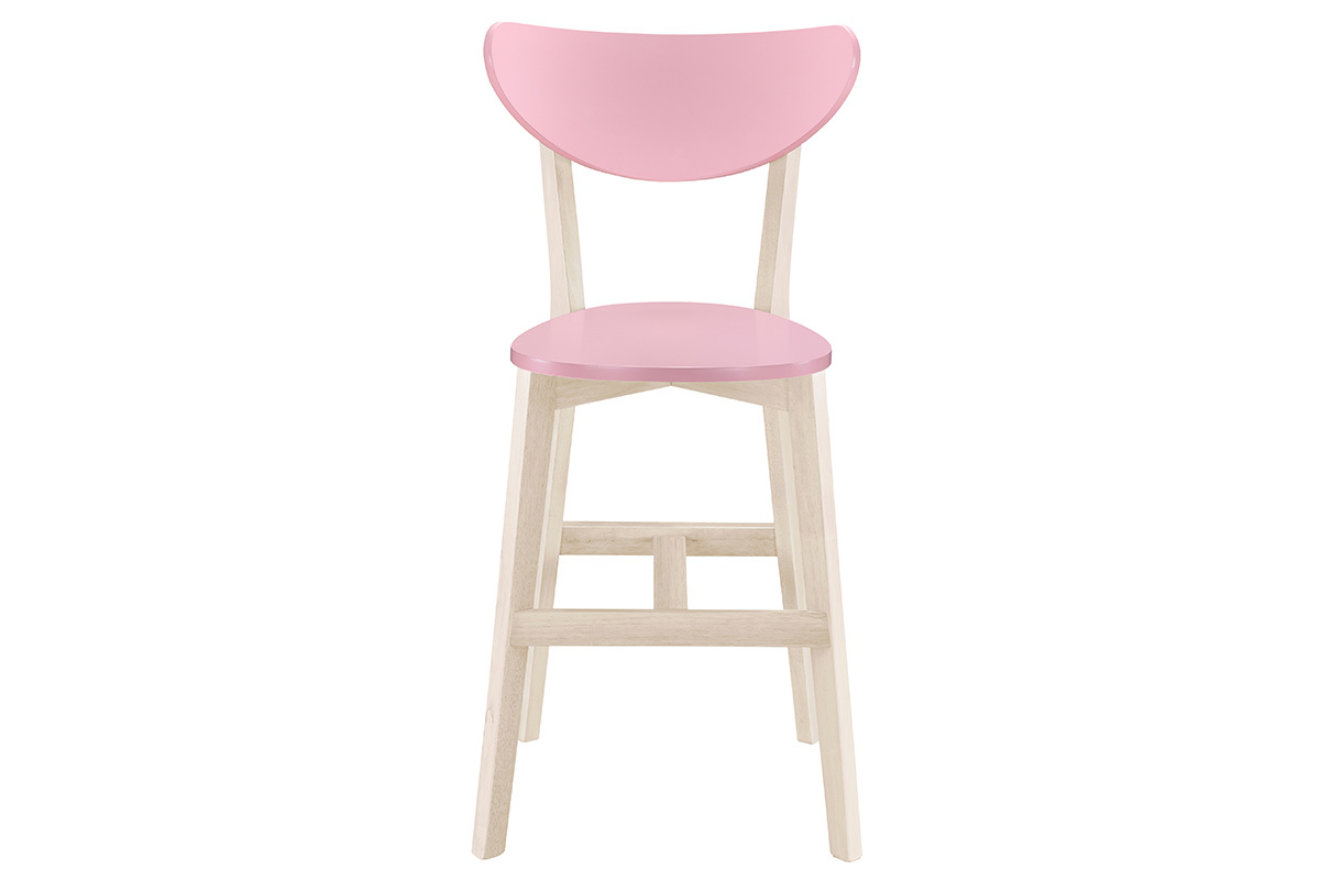 Barhocker Skandinavisch Rosa 65 cm (2 Stck.) LEENA