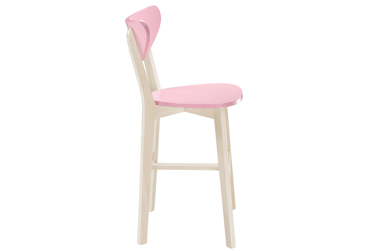 Barhocker Skandinavisch Rosa 65 cm (2 Stck.) LEENA