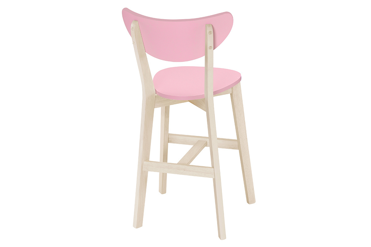 Barhocker Skandinavisch Rosa 65 cm (2 Stck.) LEENA