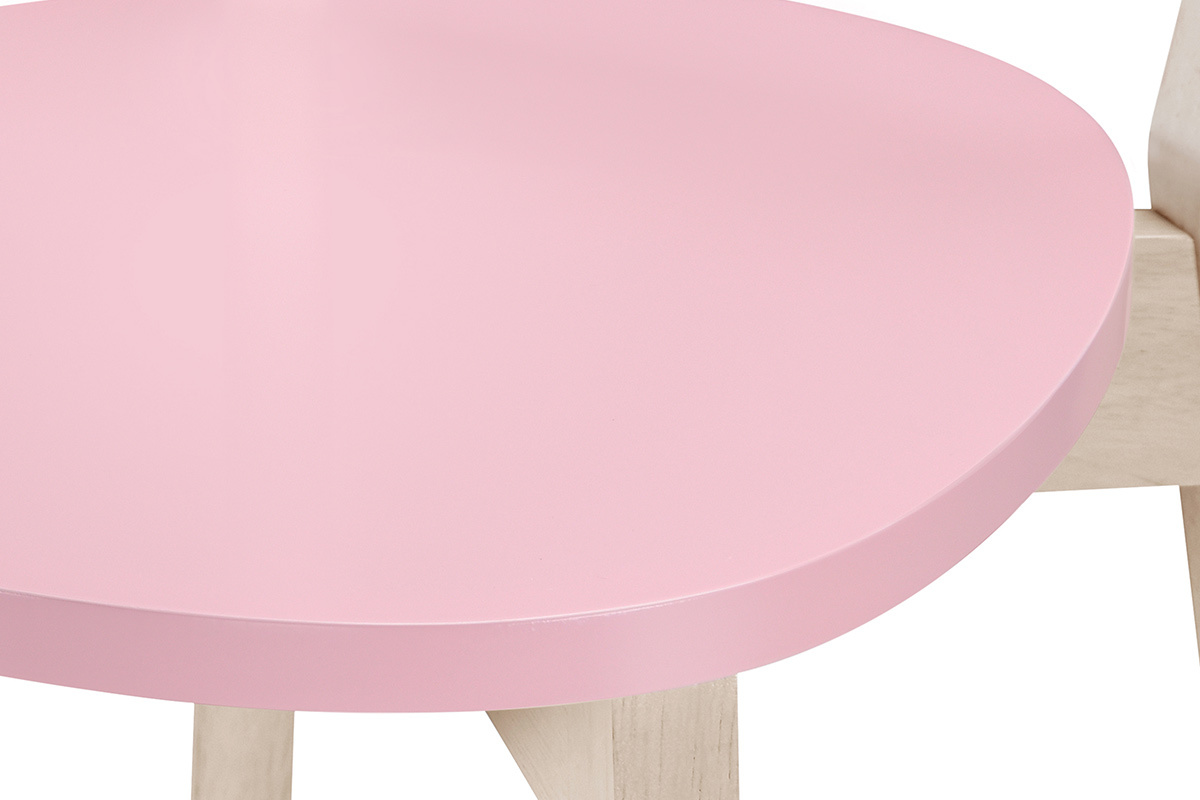 Barhocker Skandinavisch Rosa 65 cm (2 Stck.) LEENA