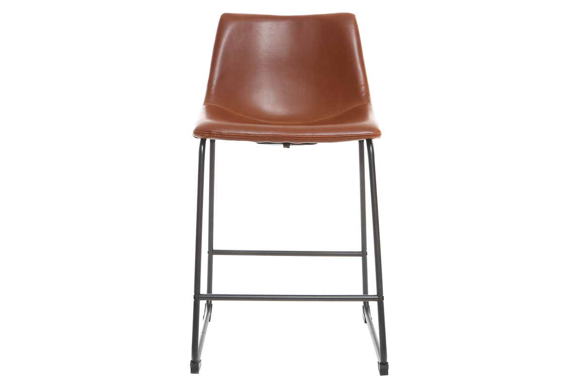 Barhocker Vintage Hellbraun 61cm 2er Set NEW ROCK