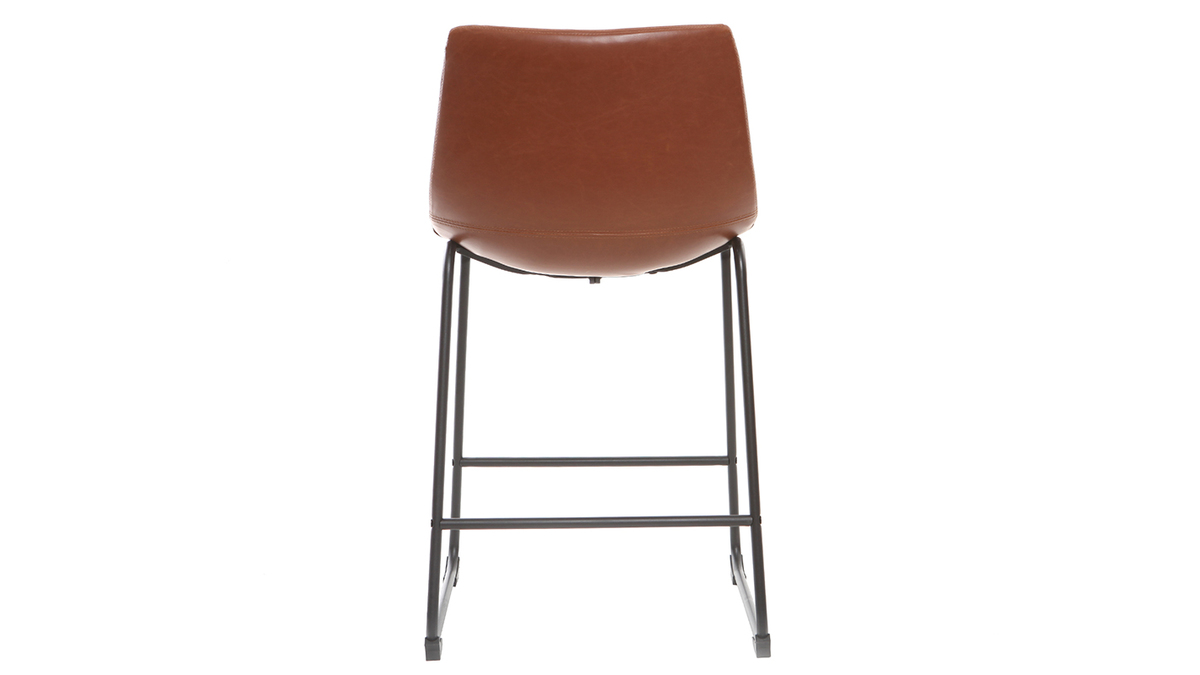 Barhocker Vintage Hellbraun 61cm 2er Set NEW ROCK