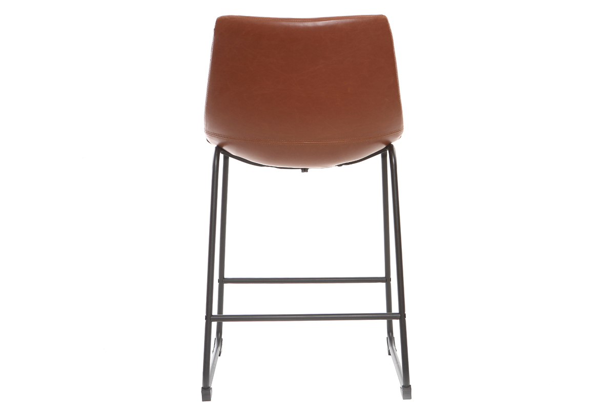 Barhocker Vintage Hellbraun 61cm 2er Set NEW ROCK