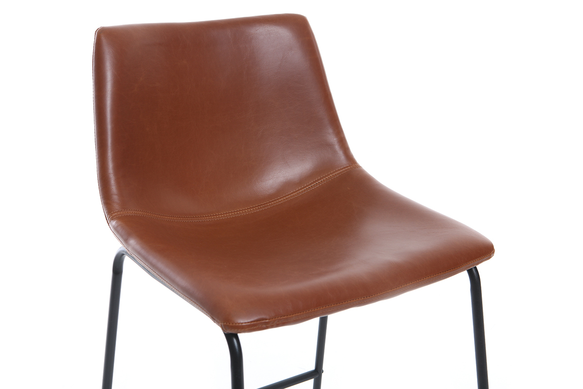 Barhocker Vintage Hellbraun 61cm 2er Set NEW ROCK
