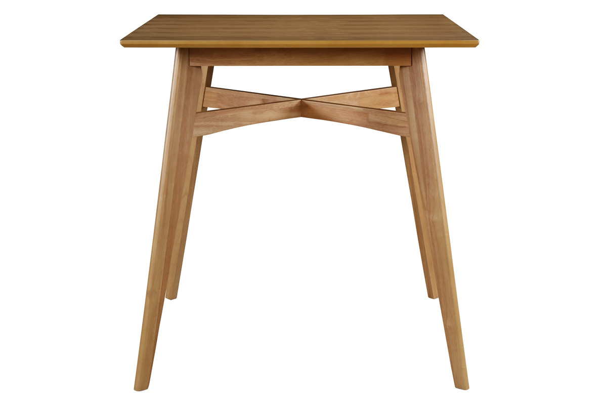 Bartisch quadratisch Holz hell LEENA