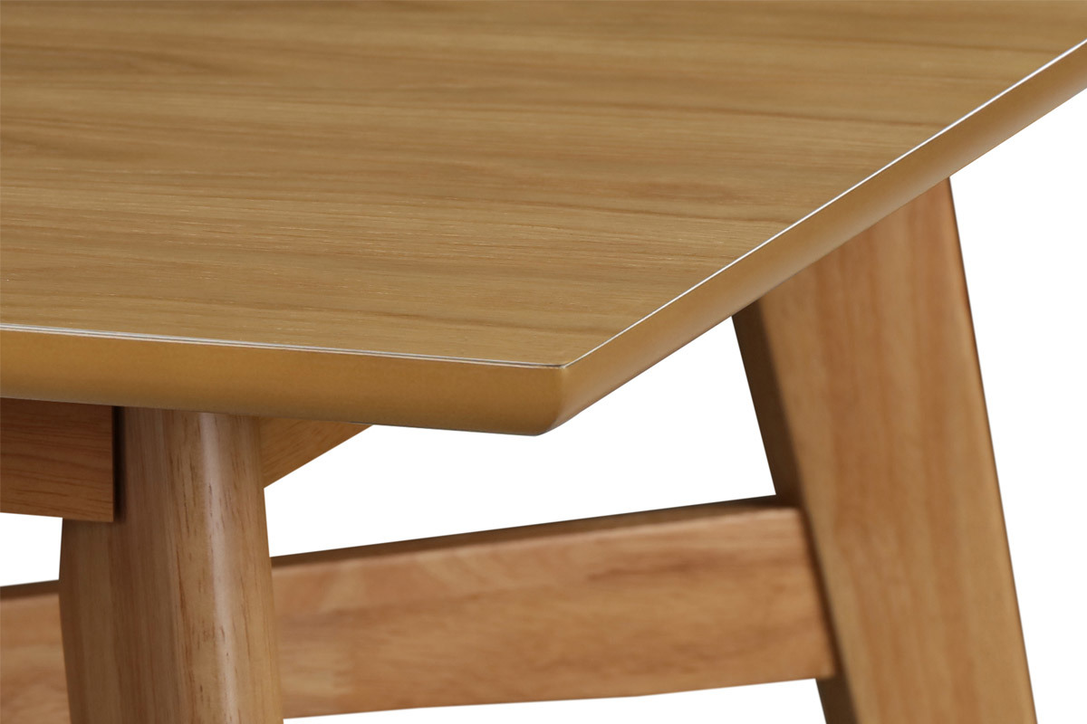Bartisch quadratisch Holz hell LEENA