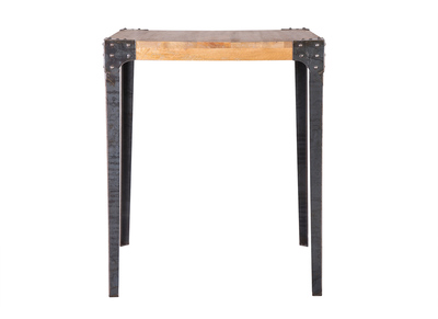 Bartisch quadratisch Industrie-Design Holz und Metall MADISON - Bartisch quadratisch Industrie-Design Holz und Metall MADISON