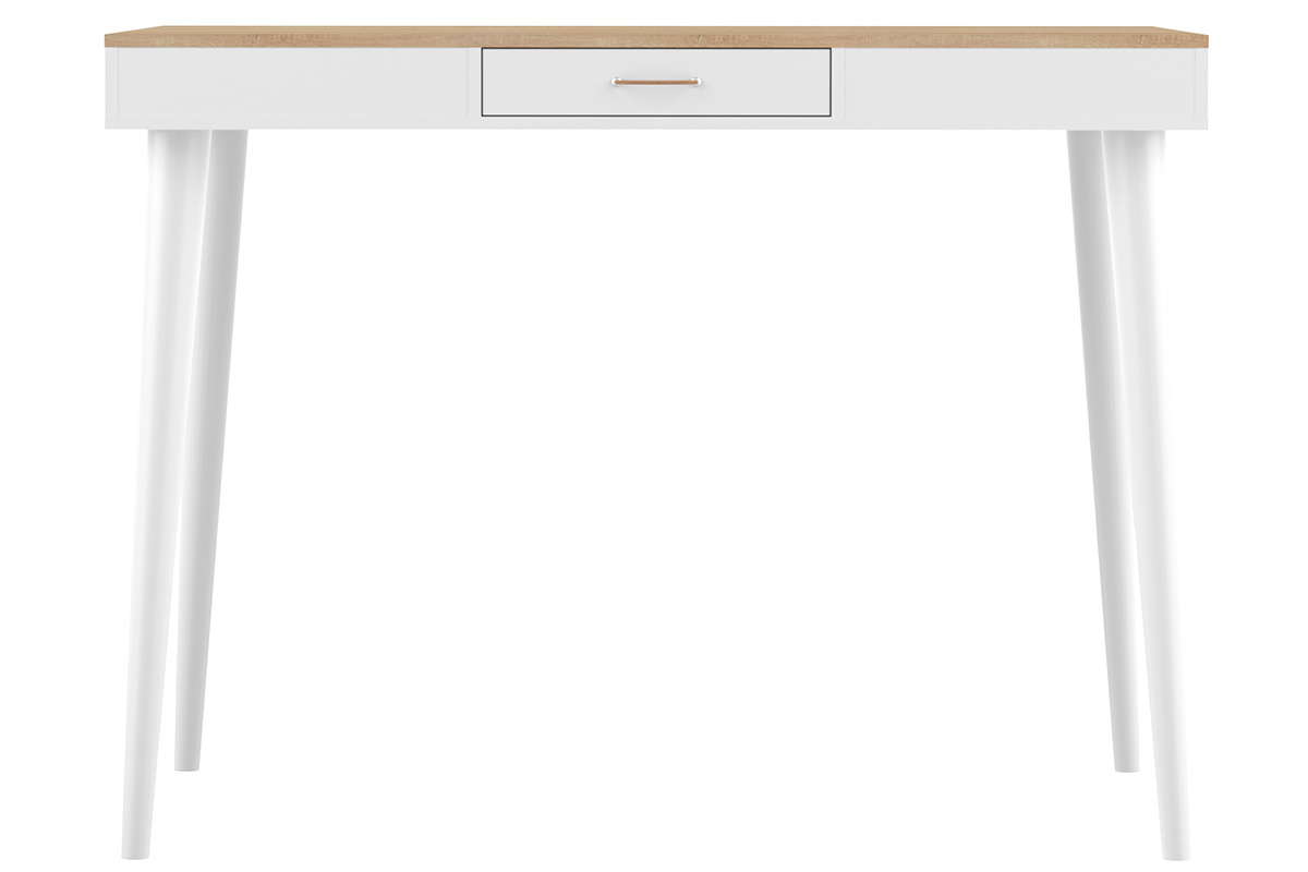 Bartisch skandinavisch wei und Holz STRIPE