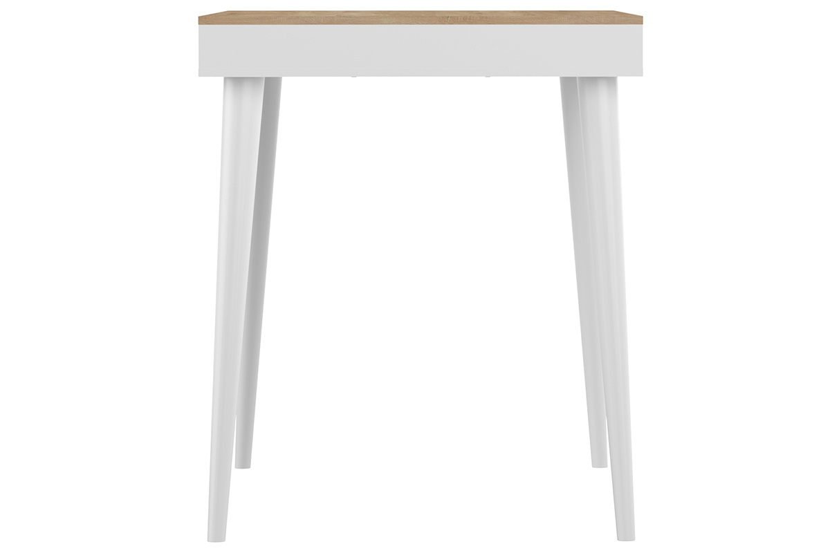 Bartisch skandinavisch wei und Holz STRIPE