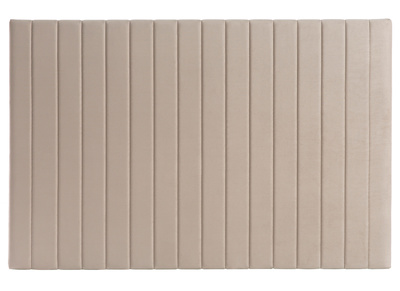 Beige-graues Samt-Kopfteil L170 cm NEHA