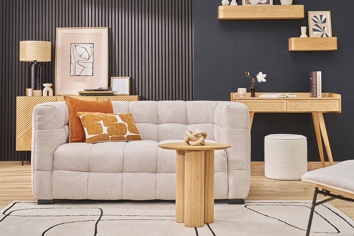 Beistelltisch aus hellem Holz HOLLEN