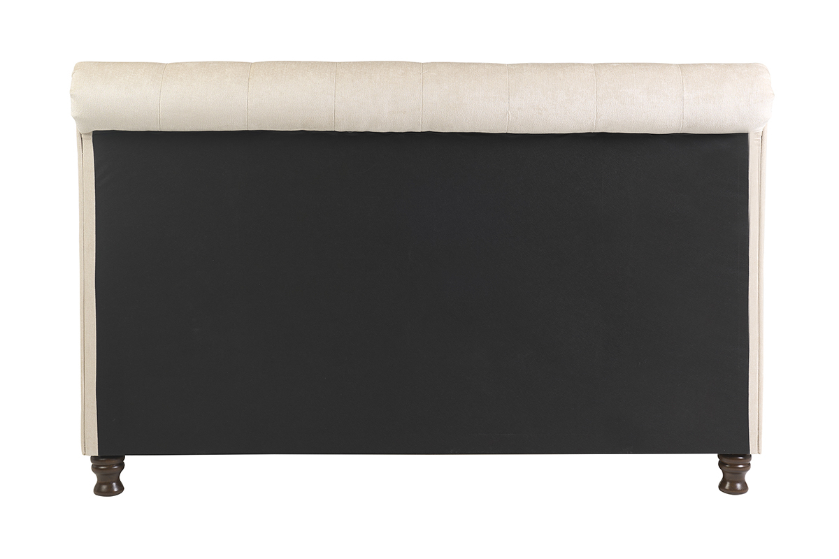 Bett 2 Personen 160 cm x 200 cm Samt RILEY