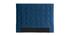 Bettkopfteil aus Samt gepolstert blau petrol 160cm HALCIONA