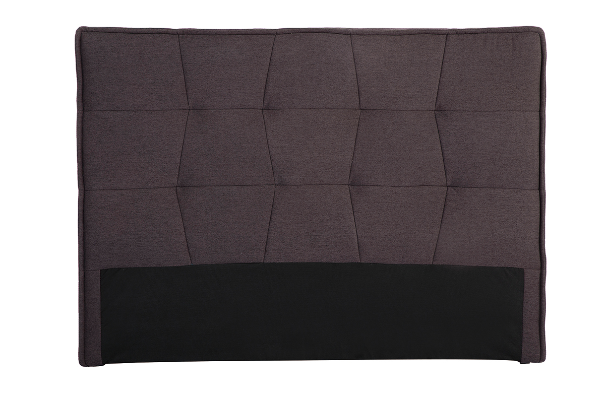 Bettkopfteil, dunkelgrauer Stoff, 150 cm SUKA