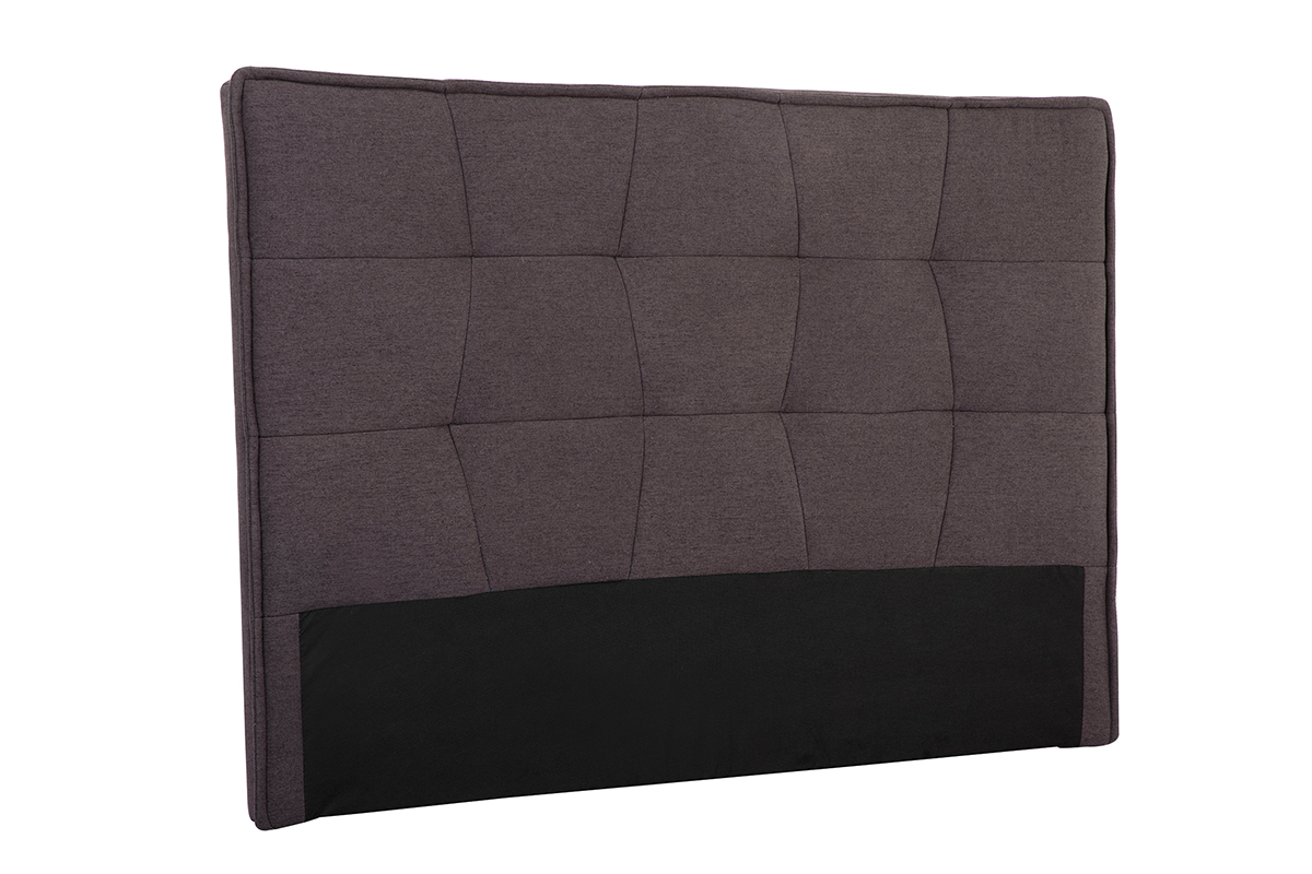 Bettkopfteil, dunkelgrauer Stoff, 150 cm SUKA