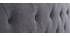 Bettkopfteil, dunkelgrauer Stoff, 160 cm ENGUERRAND