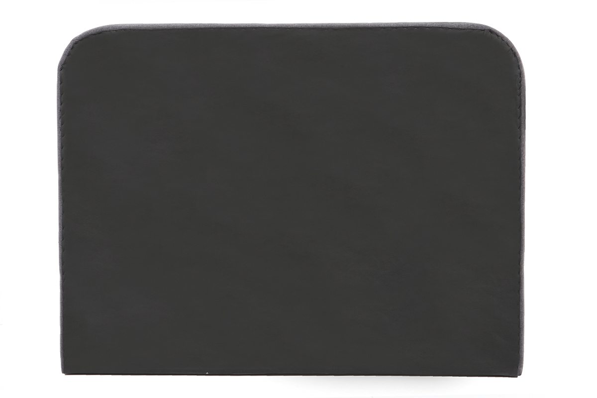 Bettkopfteil, dunkelgrauer Stoff, 160 cm LOUIS