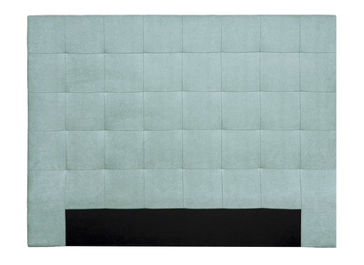 Bettkopfteil, gepolstert, aus lagunengrünerem Stoff, 160 cm HALCIONA