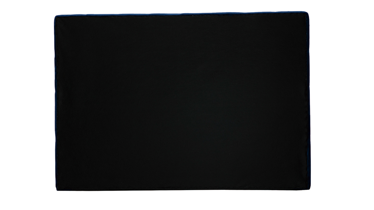 Bettkopfteil gepolstert aus nachtblauem Samt 160 cm ENGUERRAND