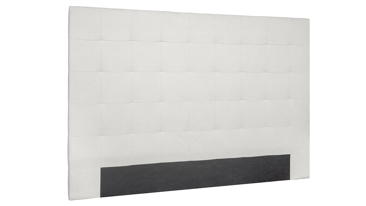 Bettkopfteil gepolstert beige Stoff 160 cm HALCIONA