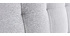 Bettkopfteil gepolstert grauer Stoff 160 cm HALCIONA
