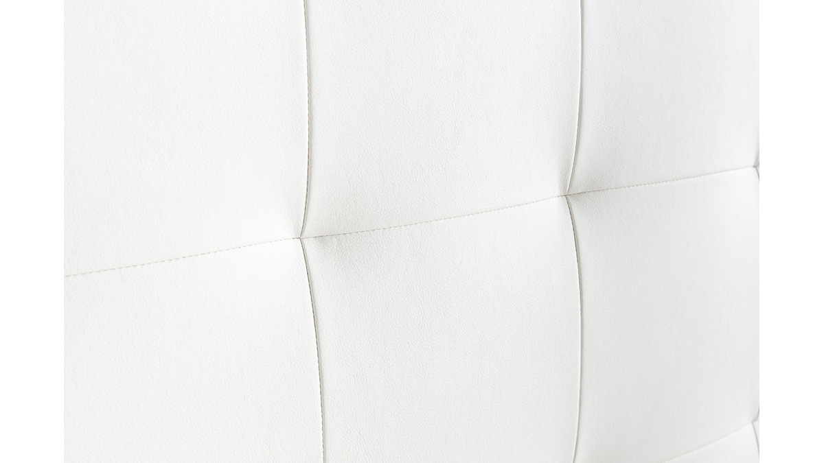 Bettkopfteil gepolstert weißes 160 cm HALCIONA