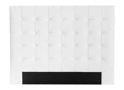 Bettkopfteil gepolstert weißes 160 cm HALCIONA