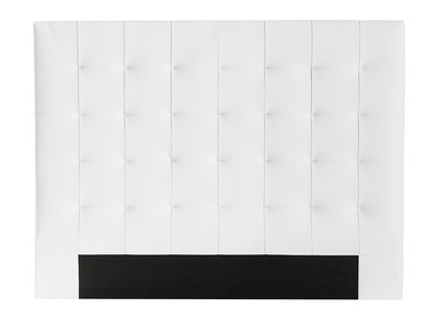 Bettkopfteil gepolstert weißes 160 cm HALCIONA