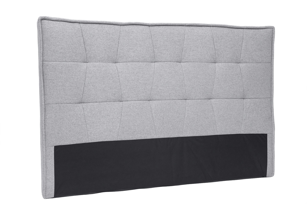 Bettkopfteil grauer Stoff L150 cm SUKA