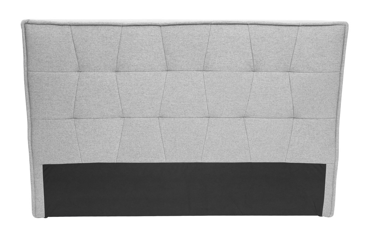 Bettkopfteil grauer Stoff L150 cm SUKA