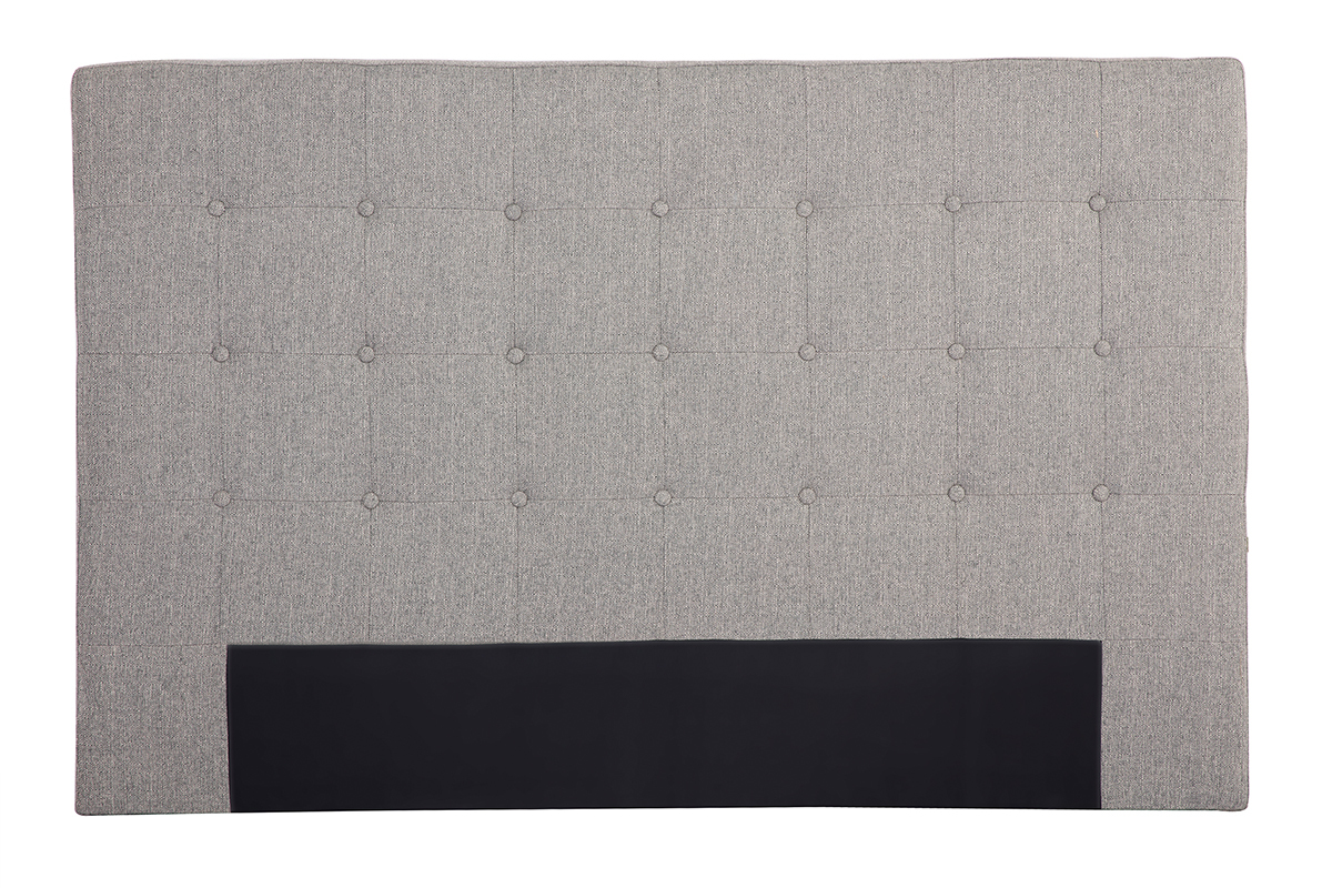 Bettkopfteil hellgrau 170 cm LUTECE