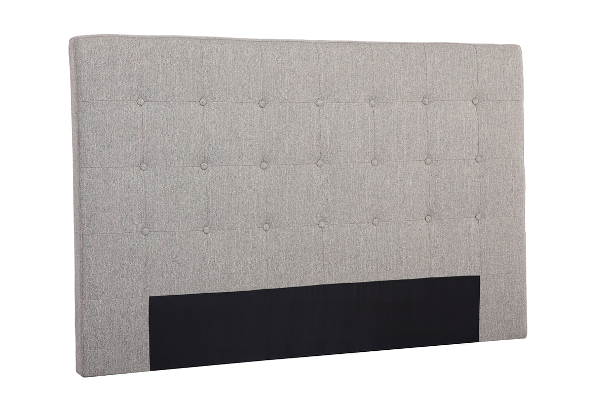 Bettkopfteil hellgrau 170 cm LUTECE