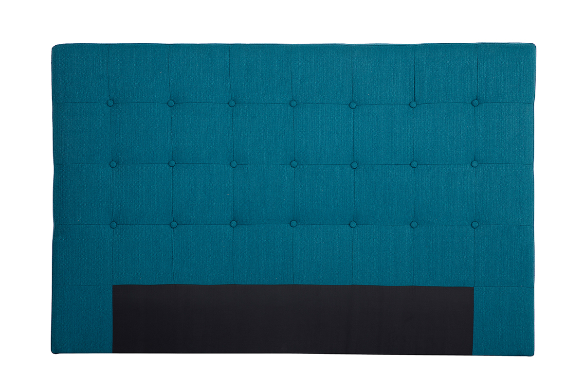 Bettkopfteil mit blaugrnem Stoff, 170 cm LUTECE