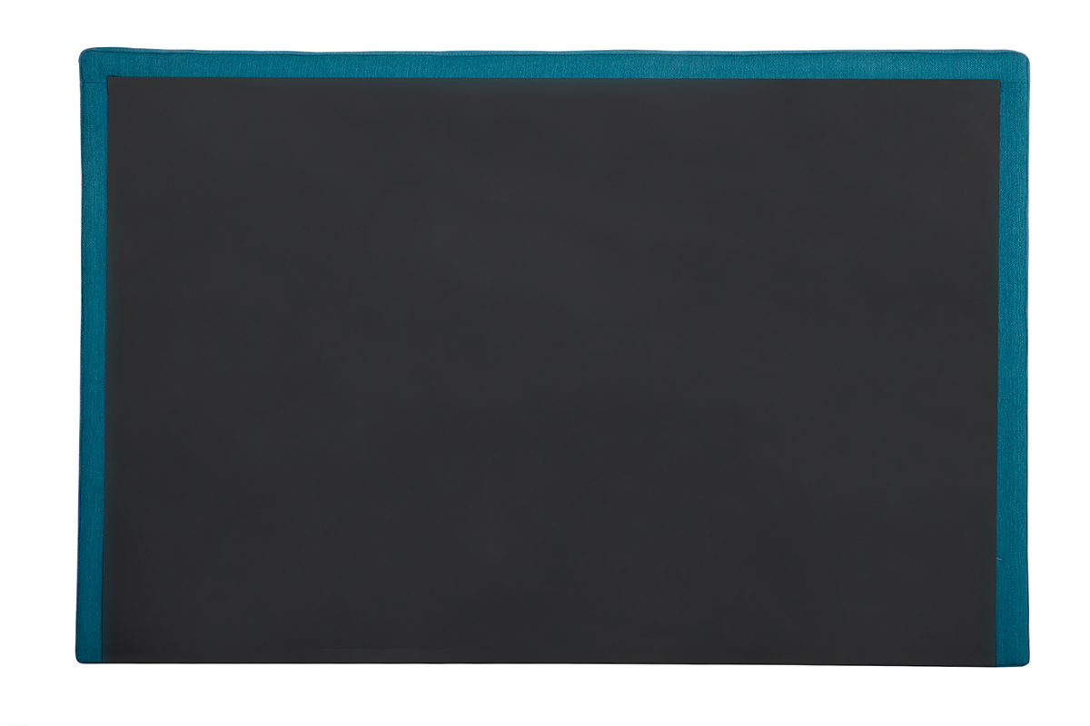 Bettkopfteil mit blaugrnem Stoff, 170 cm LUTECE