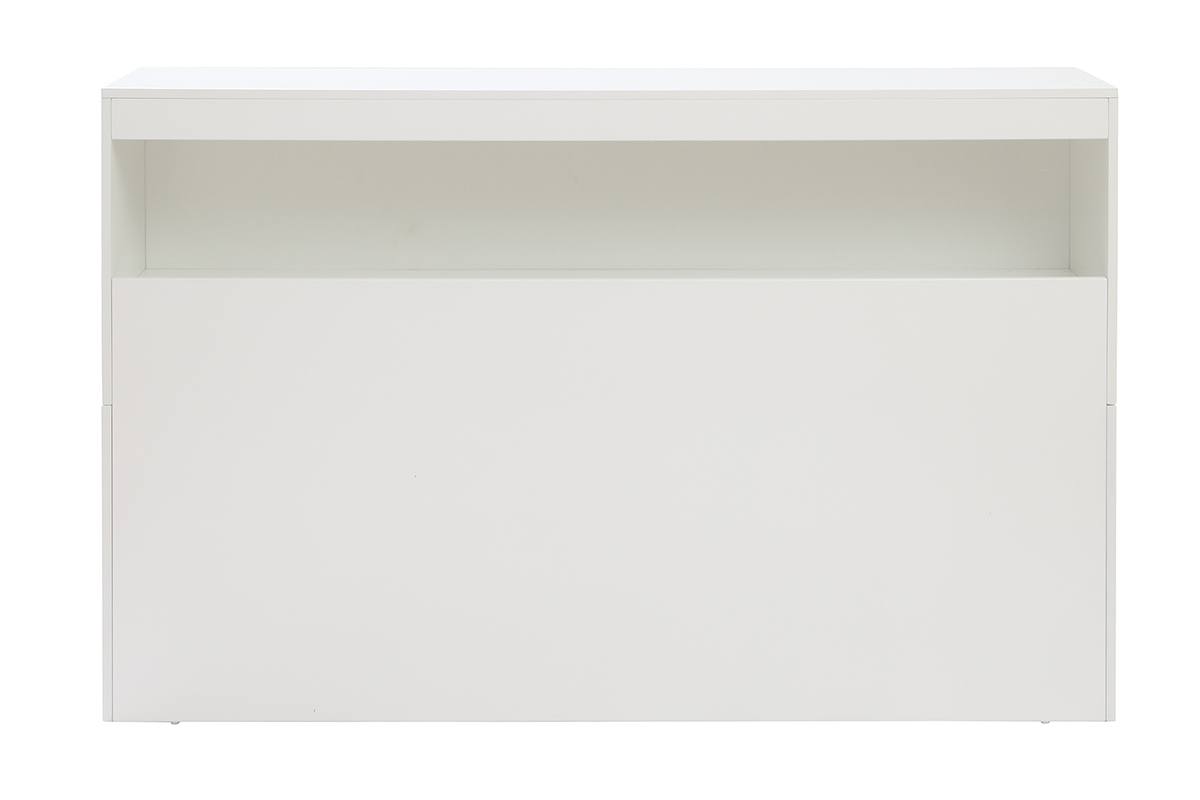 Bettkopfteil mit Stauflche Wei 160 cm HYPNOS