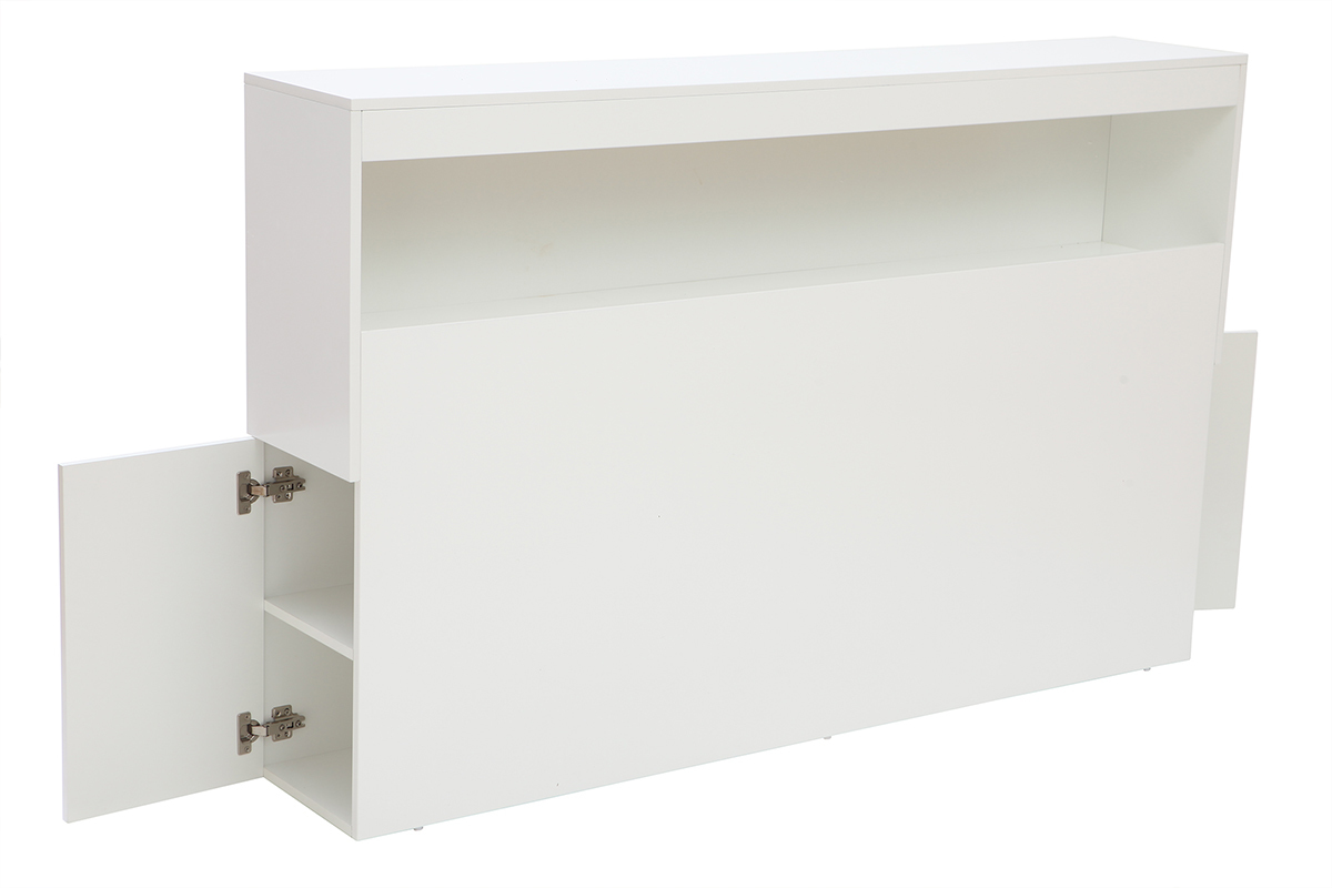 Bettkopfteil mit Stauflche Wei 160 cm HYPNOS