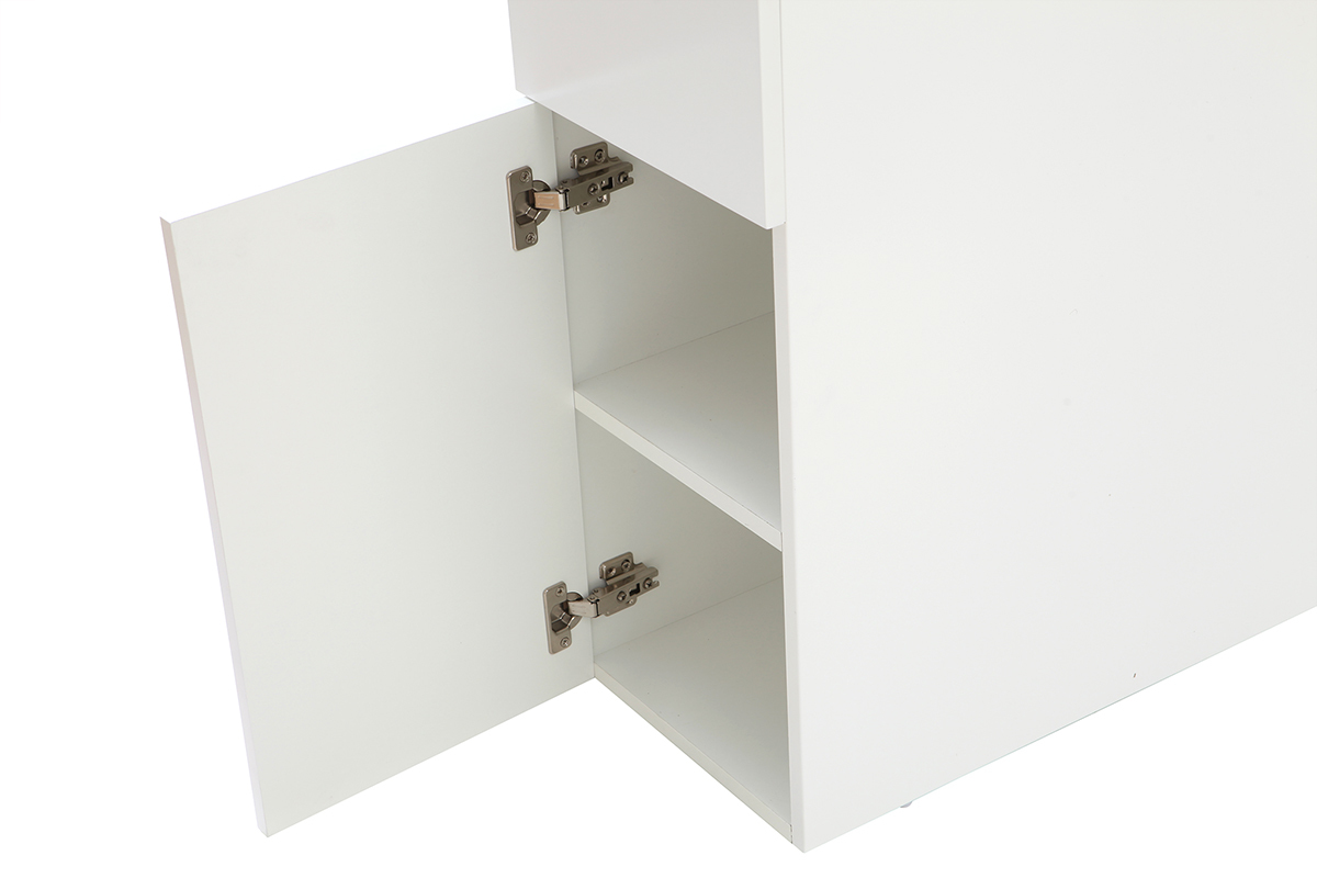 Bettkopfteil mit Stauflche Wei 160 cm HYPNOS