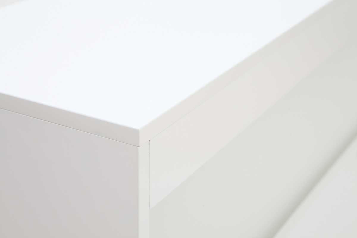Bettkopfteil mit Stauflche Wei 160 cm HYPNOS