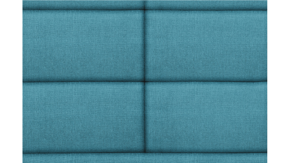 Bettkopfteil, modern, aus blaugrnem Stoff, 140 cm ANATOLE
